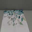 Green Eucalyptus Leaves Curtain Valance for Windows Watercolor Floral Window Treatments 1 Panel Short Curtains for Kitchen Windows Bathroom Bedroom,54 x 18 Inch