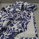 DriftAway Julia Lined Valance Double Layer Thermal Insulated Room Darkening Blackout Valances 3 Inch Rod Pocket Window Valance for Bathroom Living Room 52 Inch by 14 Inch Navy