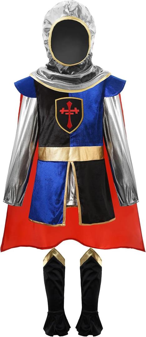 ReliBeauty Kids Knight Costume for Boys and Girls 110