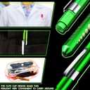 Tuanse 16 Pack Pen Light Nurse LED Penlight Pen Lights for Nurses Pupil Penlight with Pupil Gauge Reusable for Nurse Students Doctors Daily Use