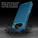 I-HONVA for Google Pixel 10 Pro XL Case Shockproof Dust/Drop Proof 3-Layer Full Body Protection [Without Screen Protector] Rugged Heavy Duty Cover Case for Google Pixel 10 Pro XL,Turquoise