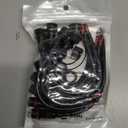 dstfuy Waterproof Connector 2 Wire,16AWG 2Pin Male Female Plug LED Connector with IP65,20CM Extension Cable for Car,LED Strip Lights (5Pairs)