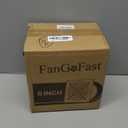 FanGoFast 6 inch Exhaust Fan, Kitchen Exhaust Fan for Wall, Potable Window Exhaust Fans, 308CFM Wall mounted Bathroom Fan with Check Valve for Kitchen, Workshop, Basement (Silver)