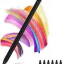 Stylus Pen for iPad (2018-2025), iPad 10th/11th/Air/Mini/A16 | No Bluetooth Needed, Fast Charging, Palm Rejection, Battery Indicator | Affordable Digital Pen for Note-Taking & Drawing