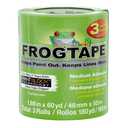 FrogTape Multi-Surface Painters Tape with PAINTBLOCK, 2 Inch Wide (1.88 In. x 60 Yds), Medium Adhesion, Green, 3 Rolls (240661)