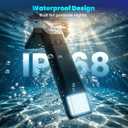 Solar Pool Lights Only for Inground Pools with Remote, 56 LEDs Brighter 3-Sided 180 Underwater Glow, 10 Colors 4 Modes, 3 Brightness Levels, IP68 Waterproof1 Pack