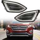 WFLNHB Left & Right DRL Parking Light Fog Driving Lamps Repalcement for Edge 2015-2018 Fog Lights FT4Z13200G FT4Z13200H