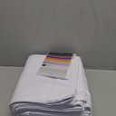 BGment Thermal Insulated 100% Blackout Curtains for Bedroom with Black Liner, Double Layer Full Room Darkening Noise Reducing Rod Pocket Curtain (52 x 84 Inch, Pure White, 2 Panels)