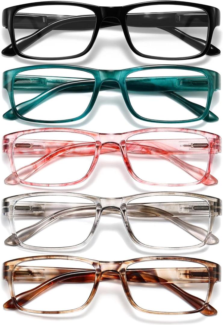 Gaoye Professional Reading Glasses for All Day - Computer Readers with Blue Light Protection - Value Pack (Dawn Stones)