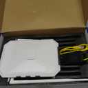 AC1200 Outdoor WiFi Extender, Outdoor WiFi Extender Signal Booster, Wireless Outdoor Access Point, IP67 Weatherproof, Passive PoE, WPA3, Long Range WiFi Coverage for Garage, Yard, Farm, RV, Starlink