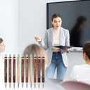 Kosiz 50 Pcs Teacher Pens Gifts Bulk Appreciation Inspirational Pens Bamboo Ballpoint Thank You Gifts for Teacher from Students Office Supplies Thanksgiving Christmas Party Favors(Multicolor)