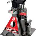 Powerbuilt 3 Ton, Bottle Jack and Jack Stands in One, 6000 Pound Capacity, All-in-One Car Lift, Heavy Duty Vehicle Unijack, Wide Base, 620471