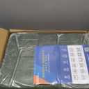 GarveeHome 2x6 Scalloped Washable Runner Rug for Kitchen, Soft Green Hallway Runner Non Slip Entryway Rug Farmhouse Thin Laundry Mat Stain Resistant Carpet for Bedroom Bathroom Beside Rug