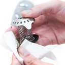 TubShroom Ultra Revolutionary Bath Tub Drain Protector Hair Catcher/Strainer/Snare Stainless Steel, Single Pack