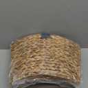 CENBOSS Rattan Christmas Tree Collar, Wicker Tree Skirt & Stand Base Cover (Brown Wash, 24 inch)