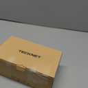 TECKNET Solar Wireless Driveway Alarm with 2600FT Long Range & 36 Melodies & 5 Volumes and Supports 4 Zones Weatherproof Motion Sensor Alarm to Protect Inside/Outside Property (1 Receiver 1 Sensor)