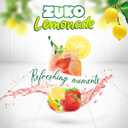Zuko Strawberry Lemonade Powdered Drink Mix Family Pack, No Added Sugar Needed, 14.1 oz (Pack of 6) (EXP 08/14/28)