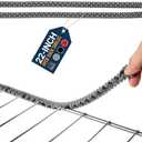 Silicone Oven Rack Shields by Linda’s Essentials (2 Pack) | Heat Resistance Silicone Oven Rack Protectors Guards Against Burns and Scars | 22 Inches Long (Gray)
