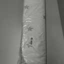 Bassinet Mattress Pad 15"x 30", Oval Shaped with Removal Zippered Cover, Waterproof Breathable Soft Foam
