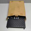 Foot Rest, Six Heights Adjustable Foot Rest for Under Desk at Work, Ergonomic Foots Stool for Under Office Desks, Under Desk Footrest with Foot Massage Roller, Chair Footrest for Leg Rests