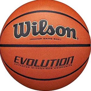 Wilson Evolution Indoor Game Basketballs - Size 5, Size 6 and Size 7