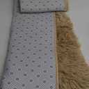 DETUM 2X6 Beige Runner Rug for Hallyway Entryway Kitchen Fluffy Area Rugs Light Beige Bedroom Rug Soft Kids Room Rugs Furry and Washable Kids and Pets Friendly