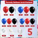 Spider Balloon Garland Arch Kit, Spider 5th Birthday Balloons Decorations, for Kids Boys Baby Shower Birthday Party Decoration Supplies