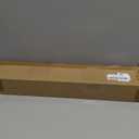 TEECK Shower Curtain Rod, 32-50 inch Adjustable Tension Spring, 1 Inch Shower Curtain Rod Tension, Anti-Slip, Rust-Proof, No Drilling, for Bathroom, White