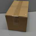 11.8" Tall Blown Blue Glass Vase, Colorful Opaque Glass Vase, Unique Design Wide Mouth Art Decoration for Home, Living Room, Dining Table, Pampas Grass Decor (Blue)