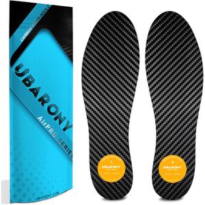 Carbon Fiber Insole 1 Pair for Turf Toe, Hallux Rigidus, Limitus, Toe Arthritis, Fractures, Carbon Fiber Foot Plate for Men Women to Keep Foot Stable, Podiatrist Recommended Rigid Shoe Inserts,245mm