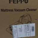 FEPPO Mattress Vacuum Cleaner, 16Kpa Bed Vacuum Cleaner with 253.7nm UV-C Light, 140F Heat, HEPA Filter & Ultrasonic, Versatile Handheld Vacuums for Bed, Sofa, Couch, Crib(Corded, 500W)