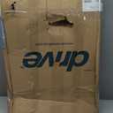 Drive Medical Deluxe Two Button Folding Walker with 5" Wheels