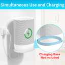 Heavy-Duty Wall Bracket Compatible with Sonos Move 1 and Move 2 Wall Mount Indoor/Outdoor for Sonos Move Mount Easy to Install, White