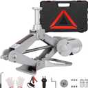 ROGTZ Electric Scissor Car Jack Kit 3 Ton 12V Portable Auto Car Lift with 17.7 Inch Range for SUV Sedan Floor Jack for Tire Change Roadside Emergency