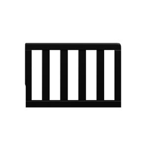 Storkcraft & Graco Toddler Safety Guardrail with Slats (Black) GREENGUARD Gold Certified, Converts Compatible Storkcraft & Graco Crib to Toddler Bed, Each Guardrail Sold Individually