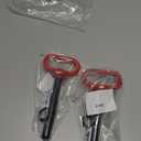 3/8" x 4" Inch Trailer Hitch Pin and Clip Towing Hitchs Red Handle Hitch Pin Accessories for Tractors,Clevis Pin 2PCS