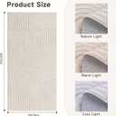 Pauwer 3x6 Area Rugs for Living Room, Modern Non Slip Washable Rug, Beige