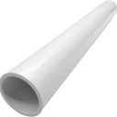 YSIL 1-1/2" PVC Pipe 17" Long Sch40 Furniture Grade for Home,Farm,Garden,Workshop White 1 Pack