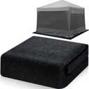 Tinideya 10x10 ft Outdoor Storage Shed Floor Mat Waterproof, Non Slip & Washable Camping Tent Carpet for Outdoor Camping, Lawn Supplies (Storage Shed Not Included)