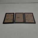 6x11 Picture Frame Set of 3, Black Frame for 6 x 11 Inch Picture Poster Photo, Light Weight and High Transparent 6 by 11 Frame for Wall - 3 Pack/Black/6"x11"