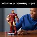 LEGO Marvel Iron Man Mark 3 Collectors Edition Building Set - Poseable Super Hero Construction Kit W/Mark 3 Minifigure for Adults, Ages 18+ - Collectible Gift Idea for Birthdays - 76344