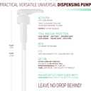 Gallon Pump Dispenser - for Plastic or Glass Bottles  Heavy-Duty Leak Proof for Commercial and Household Use - Plastic Pump for 1 Gallon Jug  Non-BPA Plastic (Pack of 4)