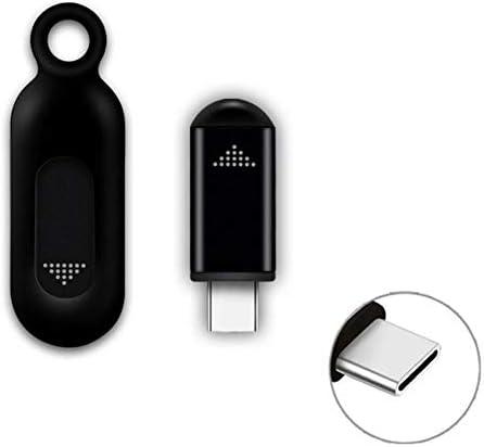R09 Mini Smartphone IR Remote Controller Adapter for Android Smart Phone Mini Infrared Universal Control All in One Air Conditioner/TV/DVD/STB (Black USB-C for iPhone 15 16)