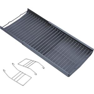 810-0029 Charcoal Ash Pan Replacement Parts for Nexgrill Charcoal Tray Adjustable Ash Catcher 810-0029 29in Barrel Grill Smoker Parts with Fire Grate Hangers Grill Accessories