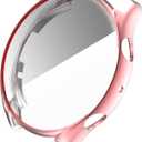 ECSEM Case Compatible with Amazfit GTR 3/GTR 3 Pro Screen Protector,Full Cover Protective Case TPU Plated Bumper Protector Case All-Around Shell for Amazfit GTR 3/GTR 3 Pro Smartwatch Accessory