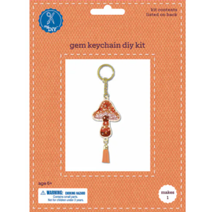 GEM KEYCHAIN DIY KIT FINISHED SIZE 2.6"X9.13" PACK OF 2