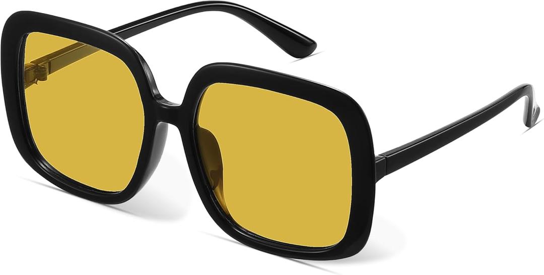 miyya Oversized Polarized Sunglasses Women, Trendy Retro Sun Glasses for Women 2025, Oversized Shades
