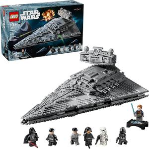 LEGO Star Wars Imperial Star Destroyer Building Toy - Build & Display Set for Boys & Girls, Ages 10+ - Gift for Birthdays - Star Wars Darth Vader & 6 Minifigure Toys - 75394