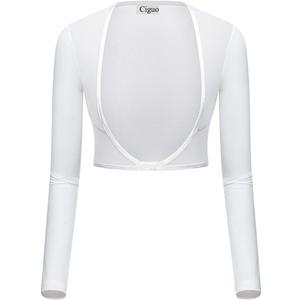 Women's Golf Cooling Shawl Outdoor Sun Protection Arm Sleeves (Large, White)