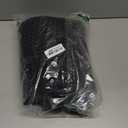 Black Bathroom Rug, Waffle Bath Mat Non Slip Washable Super Absorbent Quick Dry Boho Farmhouse Bathroom Decor, 30"x20" Black (1'8" x 2'6" (Rectangular))